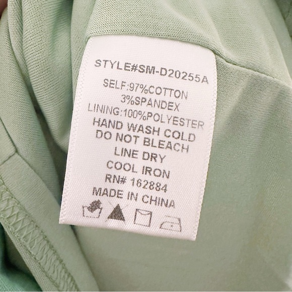 Sky To Moon Green Mini Dress Strapless Tinkerbell Costume Halloween - Picture 4 of 6